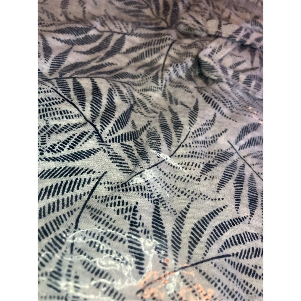 Amazon Essentials Men's Blue Palm Leaf Lounge Pajama Pant Medium C1088